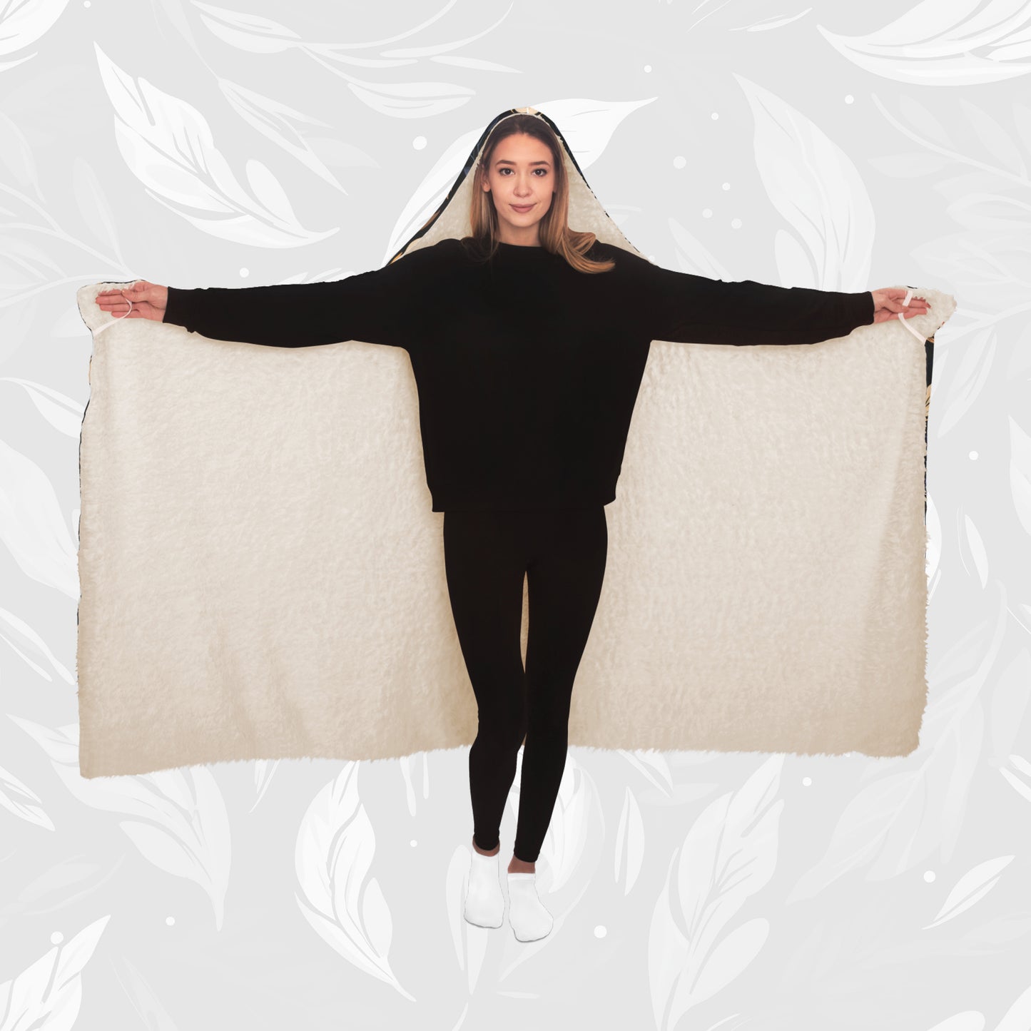 Hooded Blanket (Leafy Cascade)