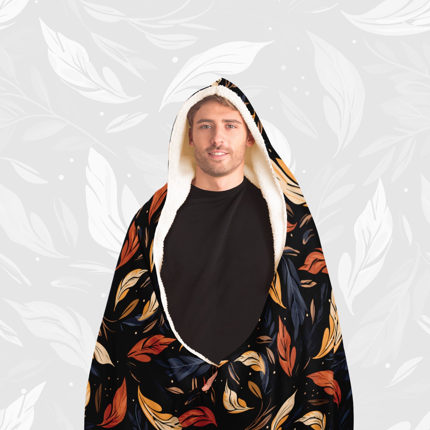 Hooded Blanket (Leafy Cascade)