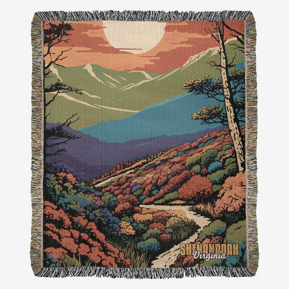 Woven Throw Blanket (Shenandoah, Virginia)
