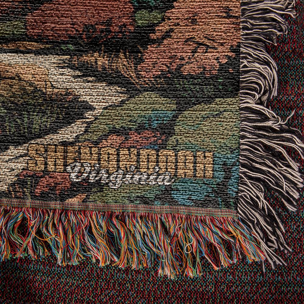 Woven Throw Blanket (Shenandoah, Virginia)