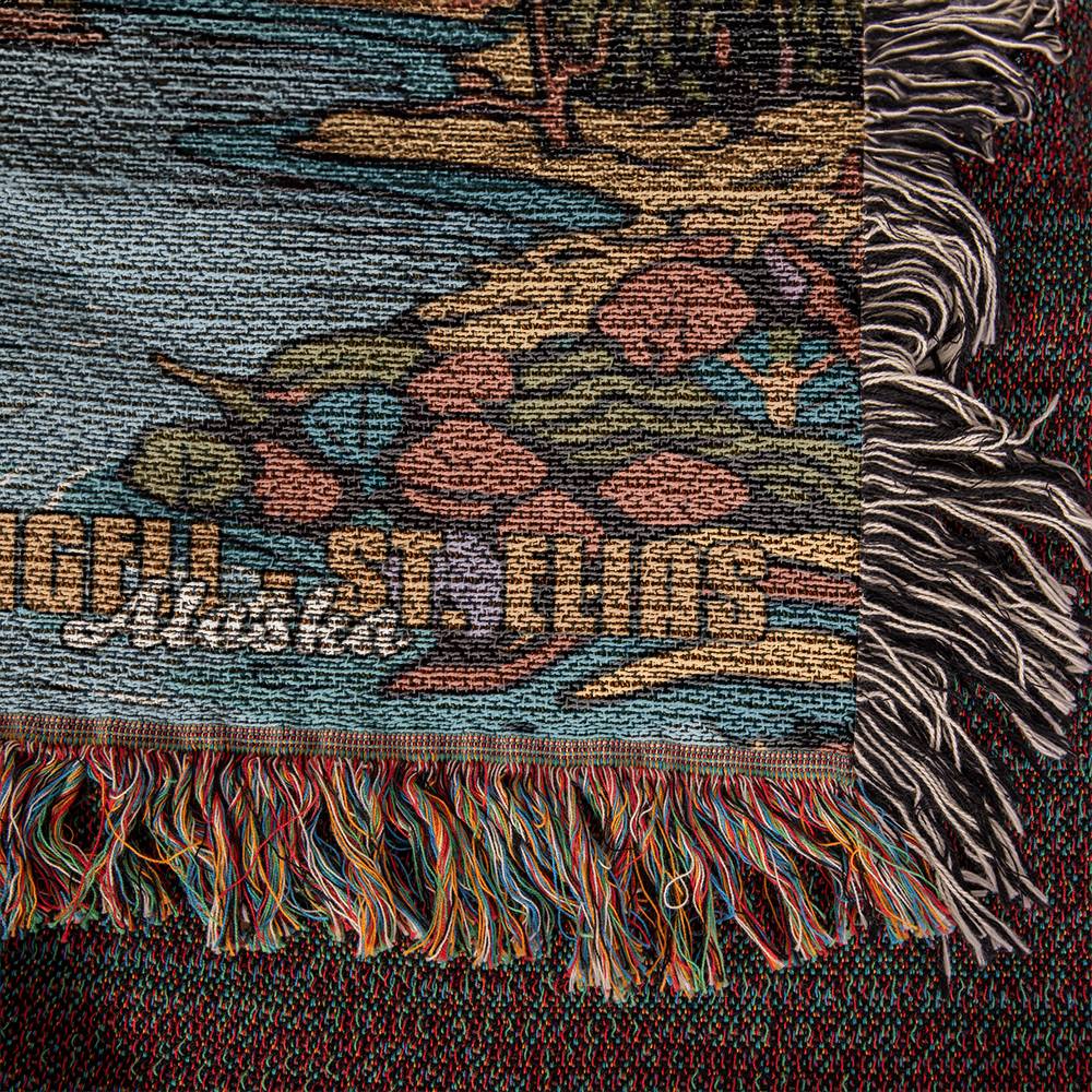 Woven Throw Blanket (Wrangell-St. Elias, Alaska)