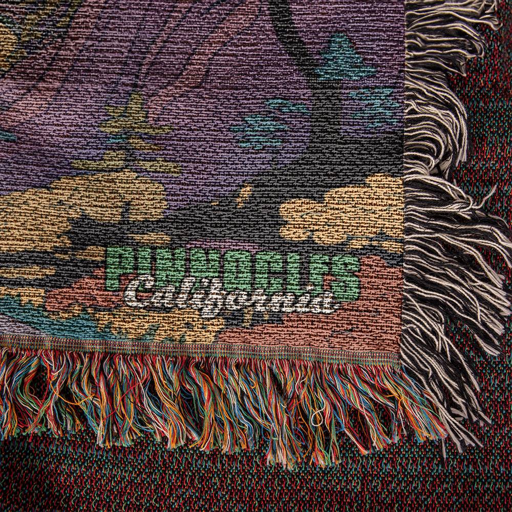 Woven Throw Blanket (Pinnacles, California)