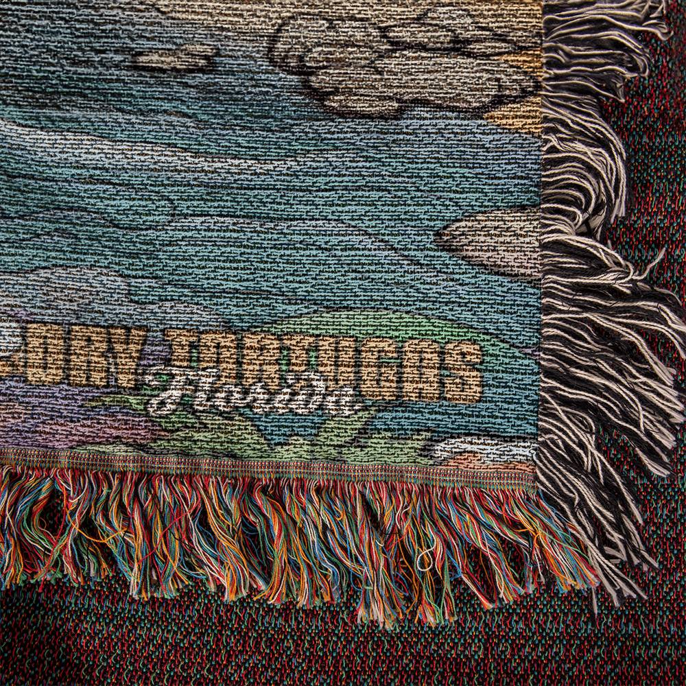 Woven Throw Blanket (Dry Tortugas, Florida)