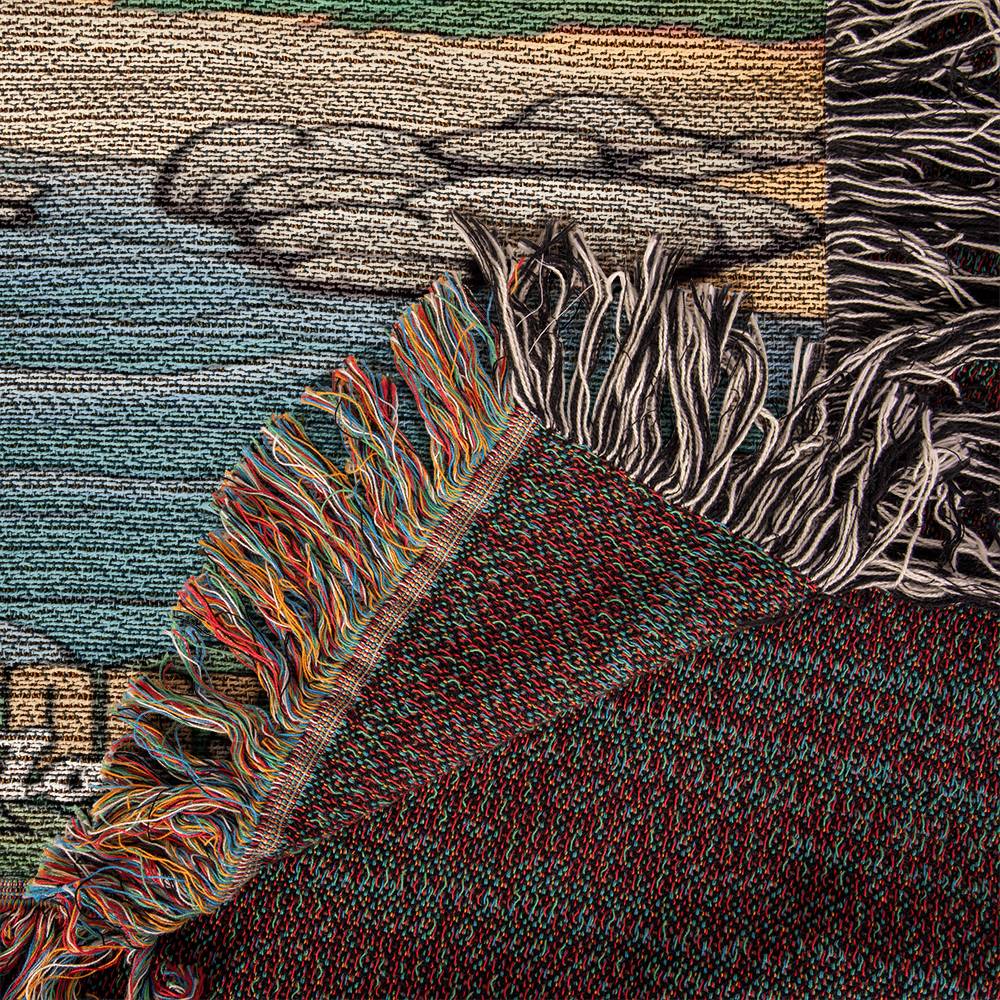 Woven Throw Blanket (Dry Tortugas, Florida)