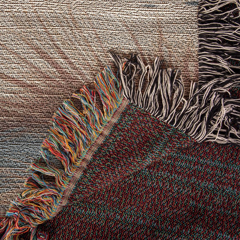 Woven Throw Blanket (White Sands, New Mexico)