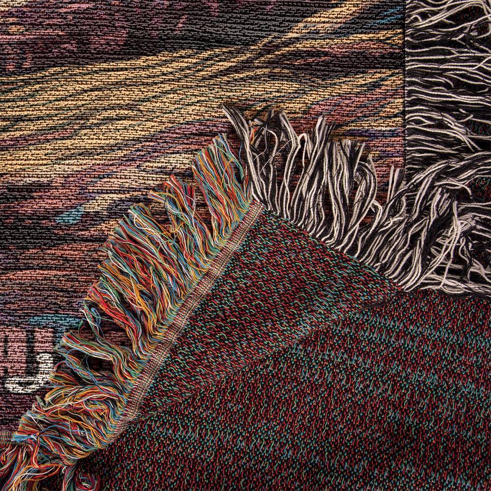 Woven Throw Blanket (Haleakalā, Hawaii)