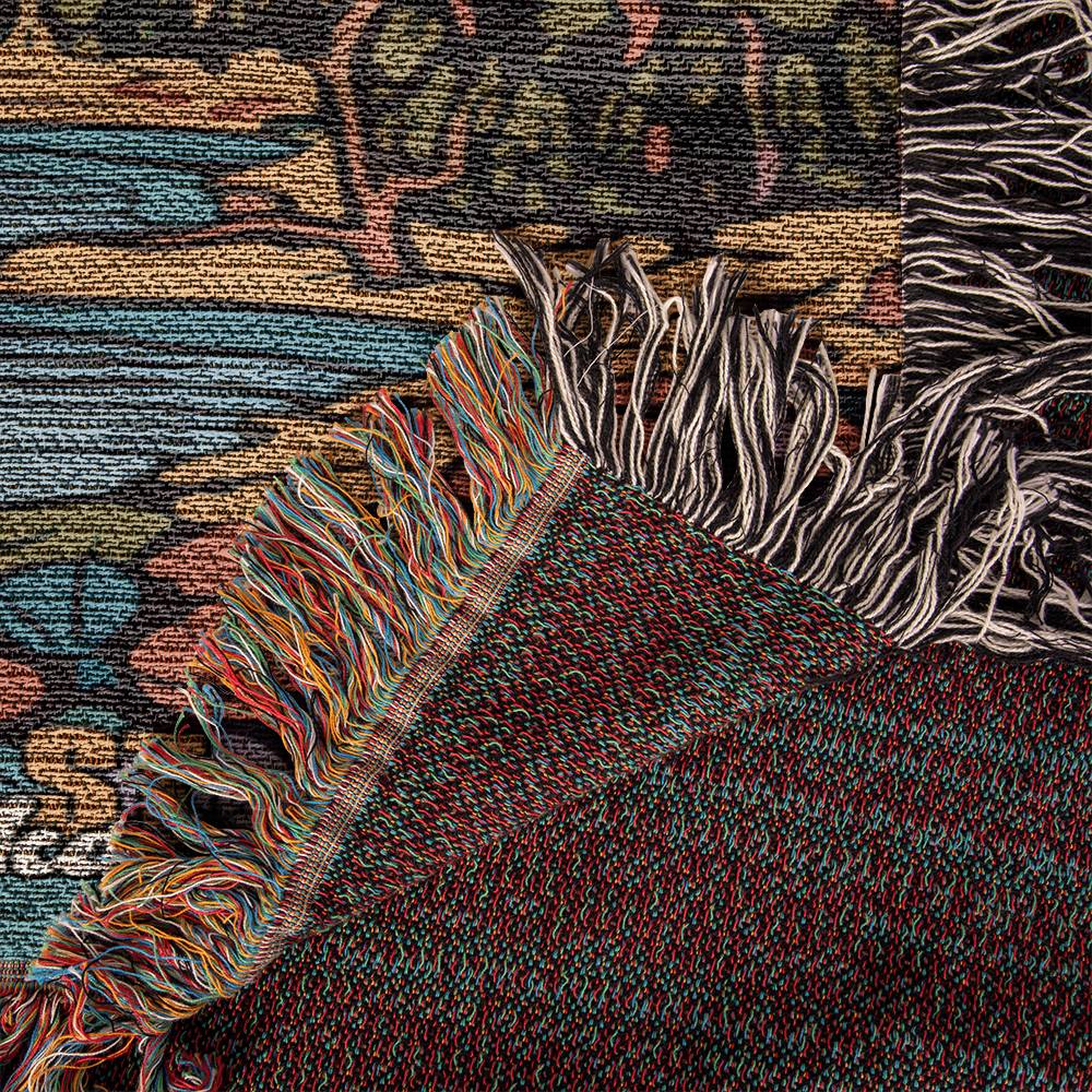 Woven Throw Blanket (Wrangell-St. Elias, Alaska)