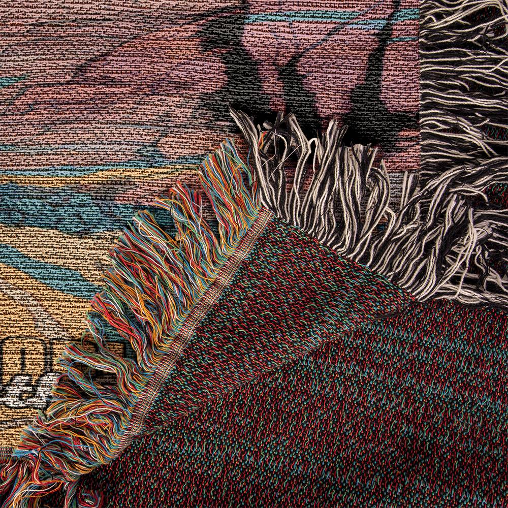 Woven Throw Blanket (Badlands, South Dakota)