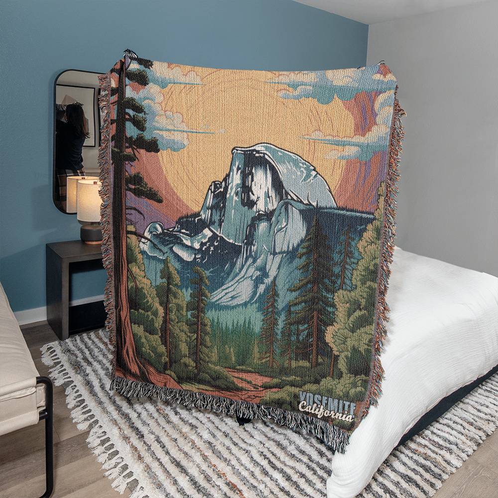 Woven Throw Blanket (Yosemite, California)
