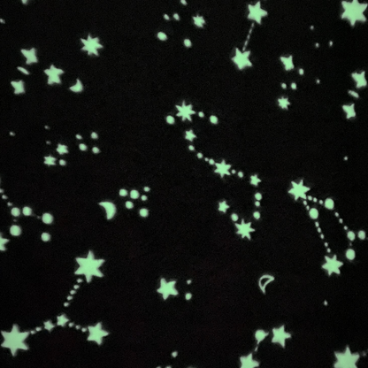 Glow-In-The-Dark Soft Hoodie - Kids (Blue Constellations)