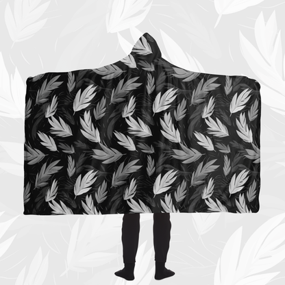 Hooded Blanket (Nature Harmony - Black)