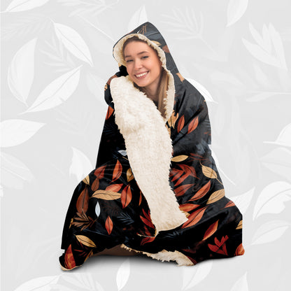 Hooded Blanket (Leaves of Fury)