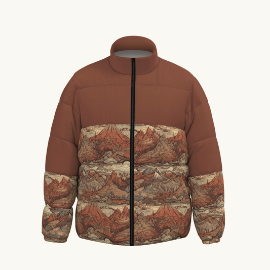 Puffer Jacket (Mountain Series - Brown)