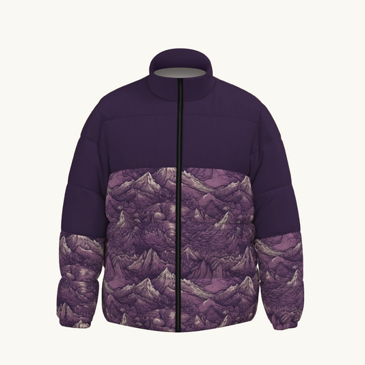 Puffer Jacket (Mountain Series - Purple)