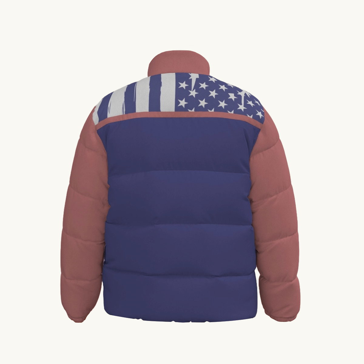 Puffer Jacket (Vintage American Flag)