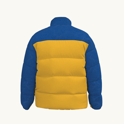 Puffer Jacket (Terrain Series - Blue/Yellow)