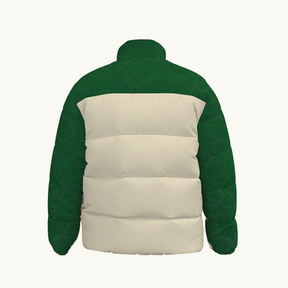 Puffer Jacket (Terrain Series - Green/Cream)