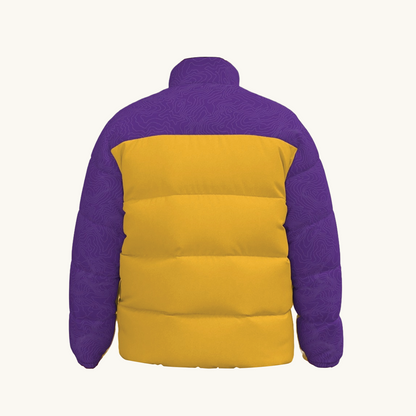 Puffer Jacket (Terrain Series - Purple/Yellow)