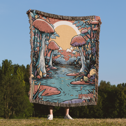 Woven Throw Blanket (Everglades, Florida)