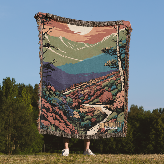 Woven Throw Blanket (Shenandoah, Virginia)