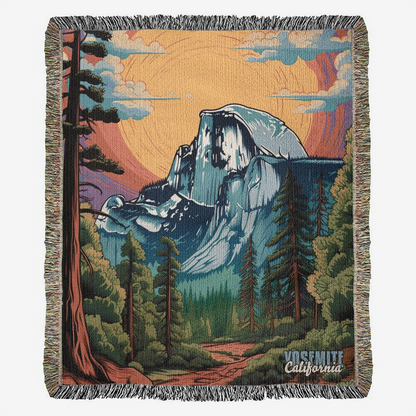 Woven Throw Blanket (Yosemite, California)